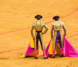 Matadors at bullring
